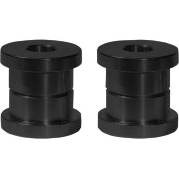 Speed Merchant Black Solid Riser Bushings Dyna, FXR, Sporty